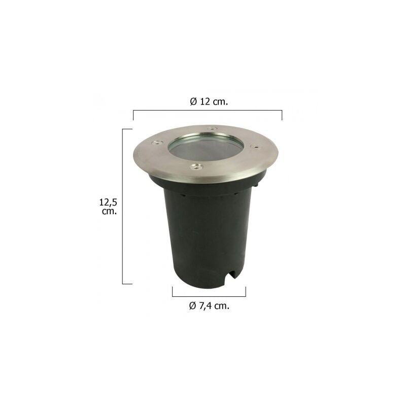 

Foco led empotrar ip67 color inox