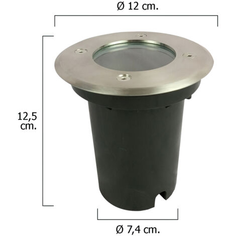 Foco Led Empotrar IP67 Inox