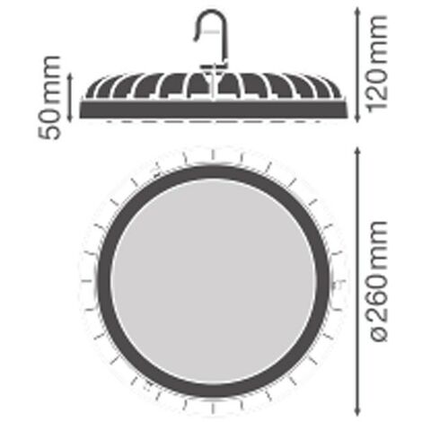 Foco LED industrial Osram Ledvance 133W 4000K IP65 HBCOMP133840120