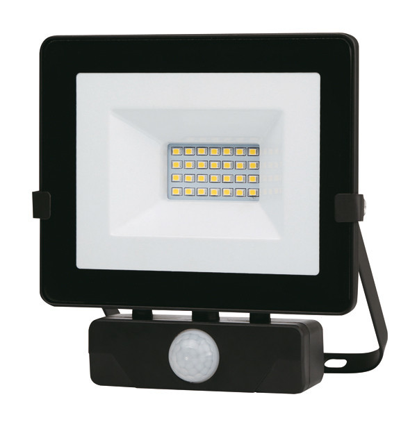 

Foco Led Negro Ip65 Con Sensor 20 W - - Pt1681..