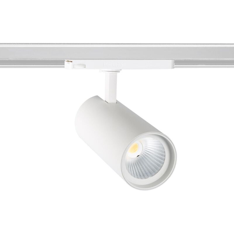 

Efectoled - Foco LED New d'Angelo Blanco 40W (CRI 90) LIFUD para Carril Trifásico Blanco Cálido 3000K - 3500K . - Blanco Cálido 3000K - 3500K