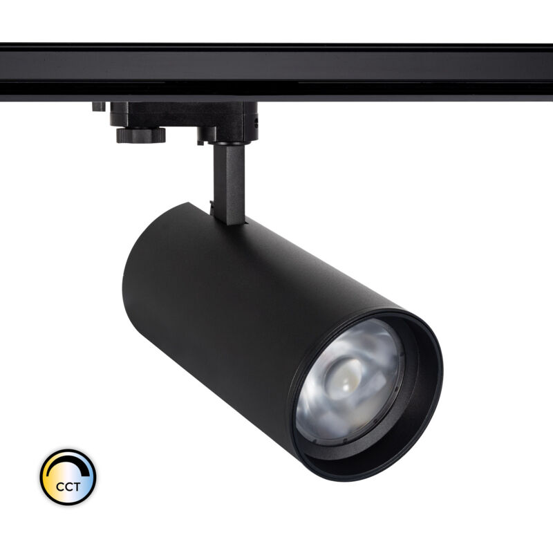 

Foco LED New d'Angelo Negro 30W (CRI90) CCT LIFUD con Óptica Variable para Carril Trifásico Óptica Gradual Plana 15º - Óptica Gradual Plana 15º