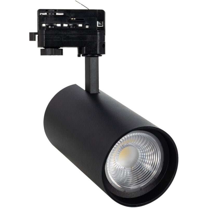 

Efectoled - Foco LED New d'Angelo Negro 40W (CRI 90) CCT LIFUD 15-36º Frost para Carril Trifásico 15º - 15º