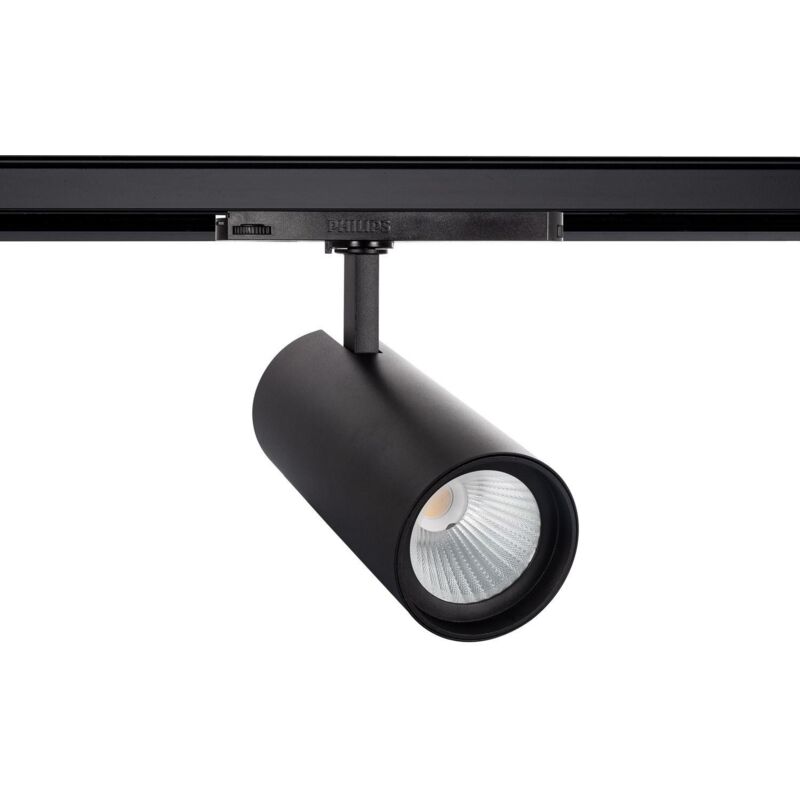 

Efectoled - Foco LED New d'Angelo Negro 40W (CRI 90) LIFUD para Carril Trifásico Blanco Cálido 3000K - 3500K - Blanco Cálido 3000K - 3500K