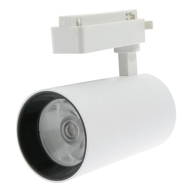 

Foco LED para Carril Blanco ECO 30W Monofásico Blanco Cálido 3000K | IluminaShop
