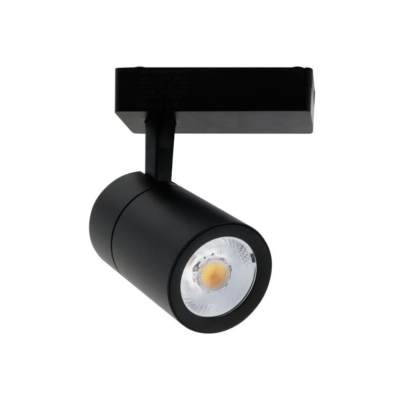 

Iluminashop - Foco LED para carril Clean Negro 30W Monofásico Blanco Neutro 4000K