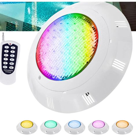 KINGSO Foco LED para piscina IP68 30cm 45W 2835smd 450LED RGB con mando a distancia Hasaki