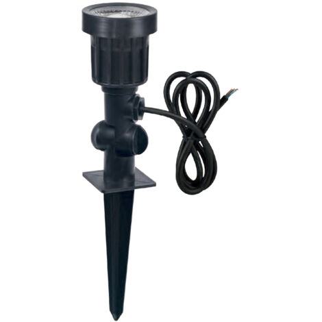 Foco LED Pica de Jardín 5W 2000K / 3000K / Luz verde - IP65 y 1m de cable 2x1 mm2