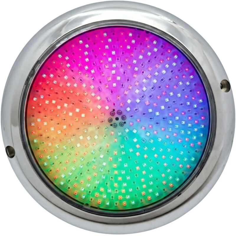 Foco Led Ø15Cm De Acero Rgb On/Off Para Piscina Aisi316L Potencia: 15W