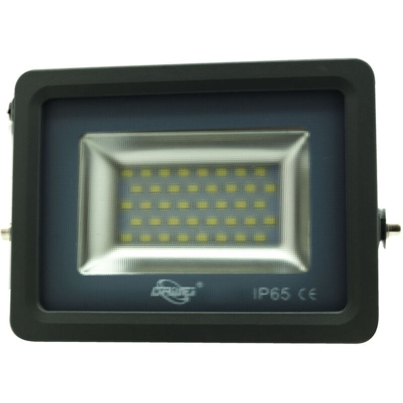 Foco Led Smd Slim Foco Exterior Ip65 Luz 6000k Blanco Frío Gris 20w