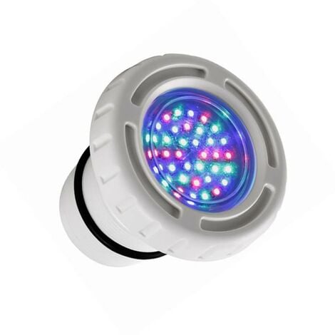 Foco Led sumergible Empotrado, DC12V, 6W, RGB, IP68, 4 hilos, RGB