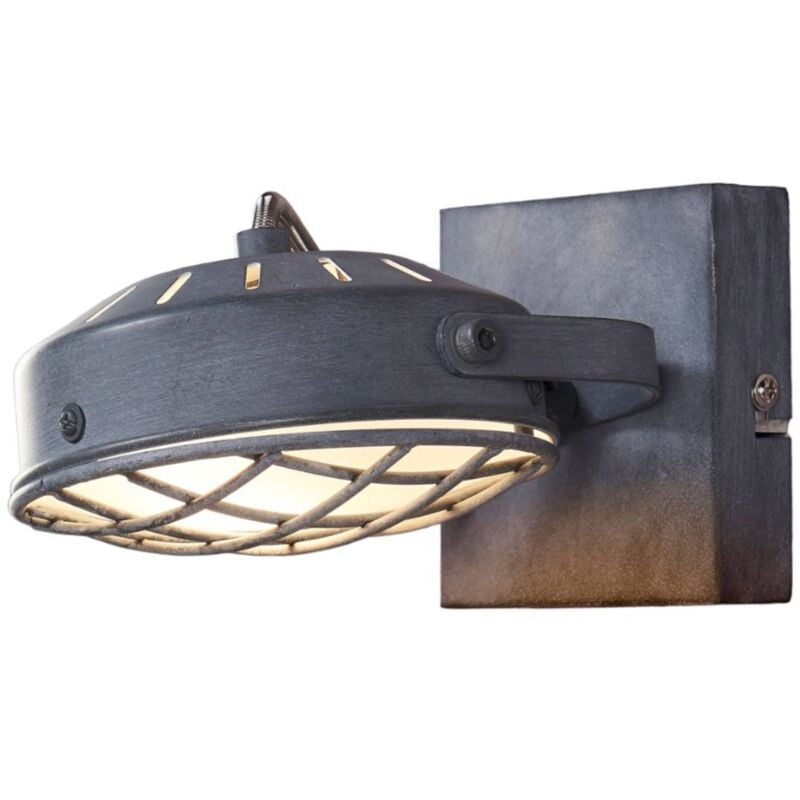 

Lindby - Foco LED Tamin en gris ahumado, estilo industrial