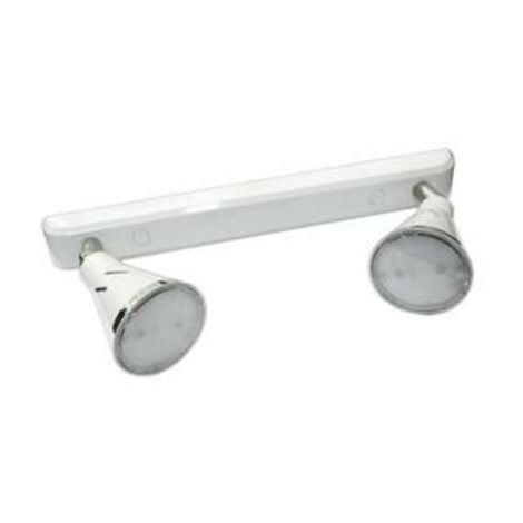 Foco LED Techo 5Wx2 760lm Orientable BLANCO