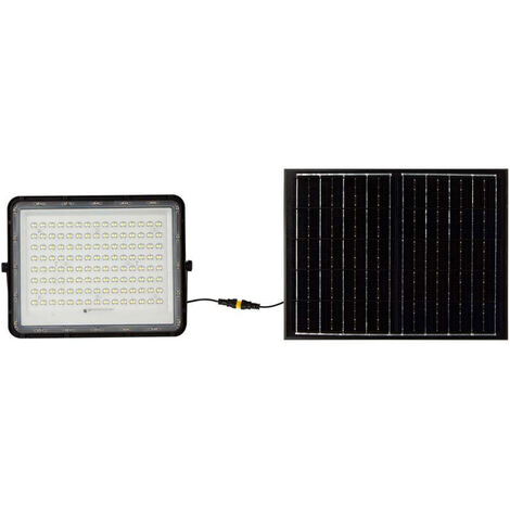 Foco LED V-TAC de 20 W con control remoto y panel solar, blanco natural