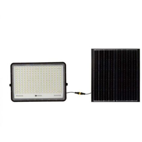 Foco LED V-TAC de 30 W con mando a distancia y panel solar, blanco natural, IP65