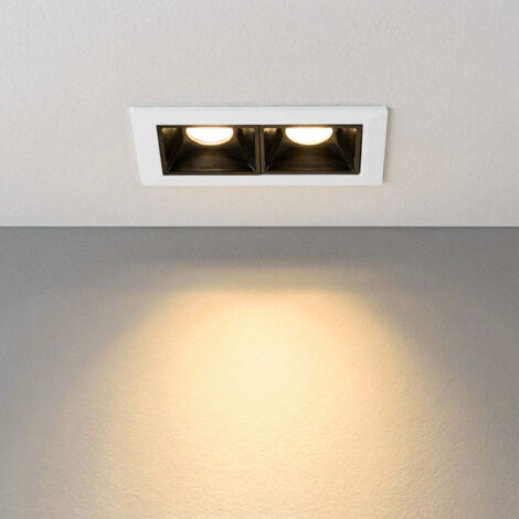 Foco linear LED embutido - 4W - UGR18 - CRI90 - Driver LIFUD - Bianco Caldo
