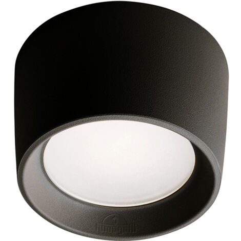 Foco LIVIA 1xGX53 3W con pulsador CCT (3colores) IP55 resina negra