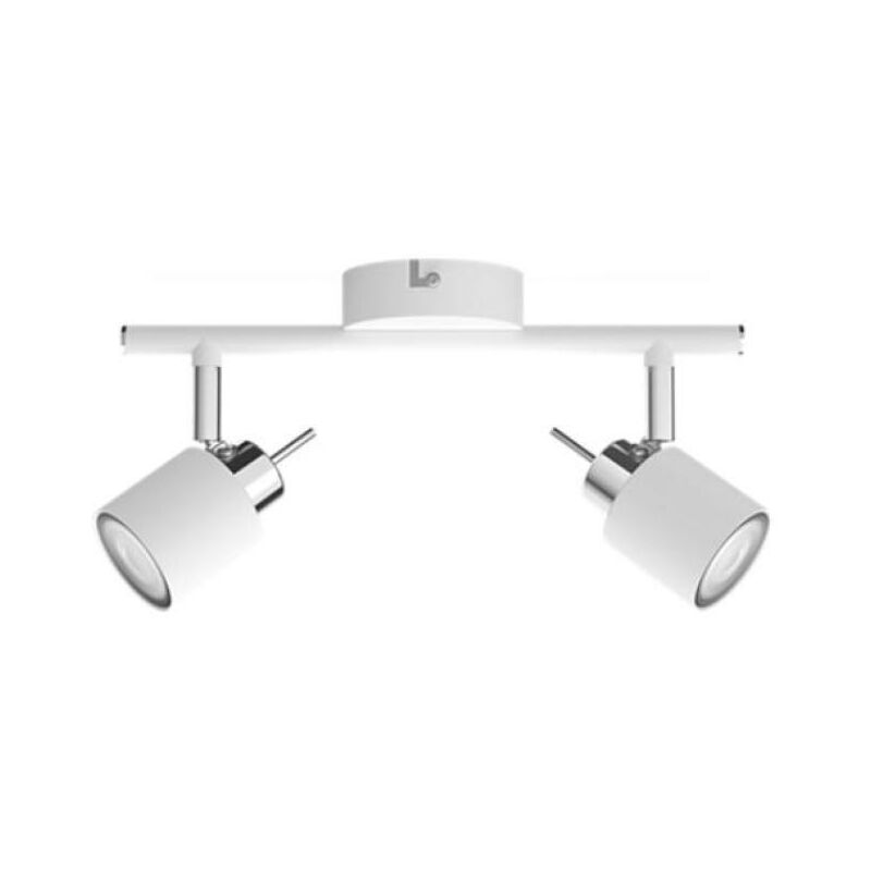 Philips - meranti 2 spots métalliques gu10 ip20 blanc - 46531200