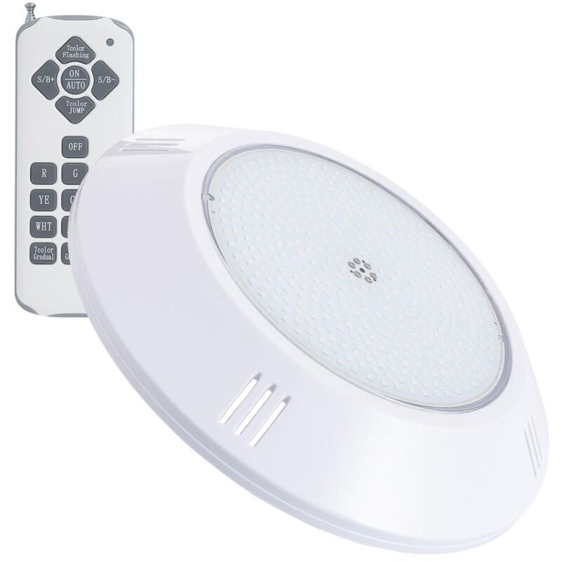 

Foco Piscina LED Superficie RGB 12V AC PC 18W IP68 RGB - RGB