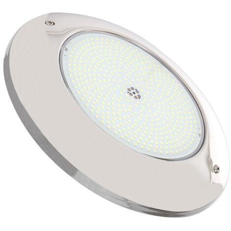 LEDKIA Foco Piscina Superficie LED Sumergible 12V AC/DC Acero Inoxidable IP68 35W 6000K Blanco Frío