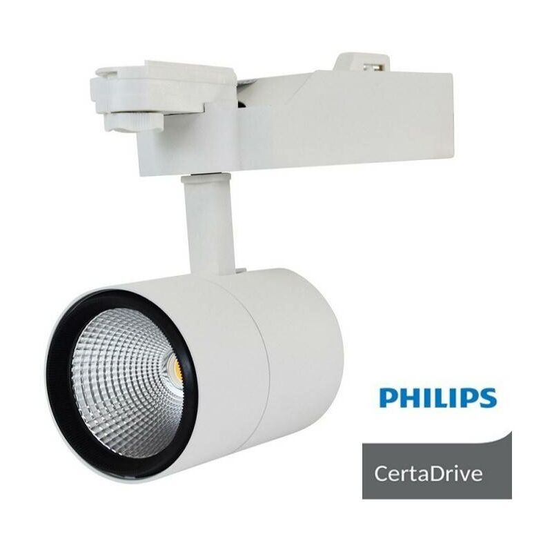 

Barcelona Led - Foco proyector LED 40W PHILIPS Driver 3600LM para carril monofásico | Blanco - Blanco Neutro