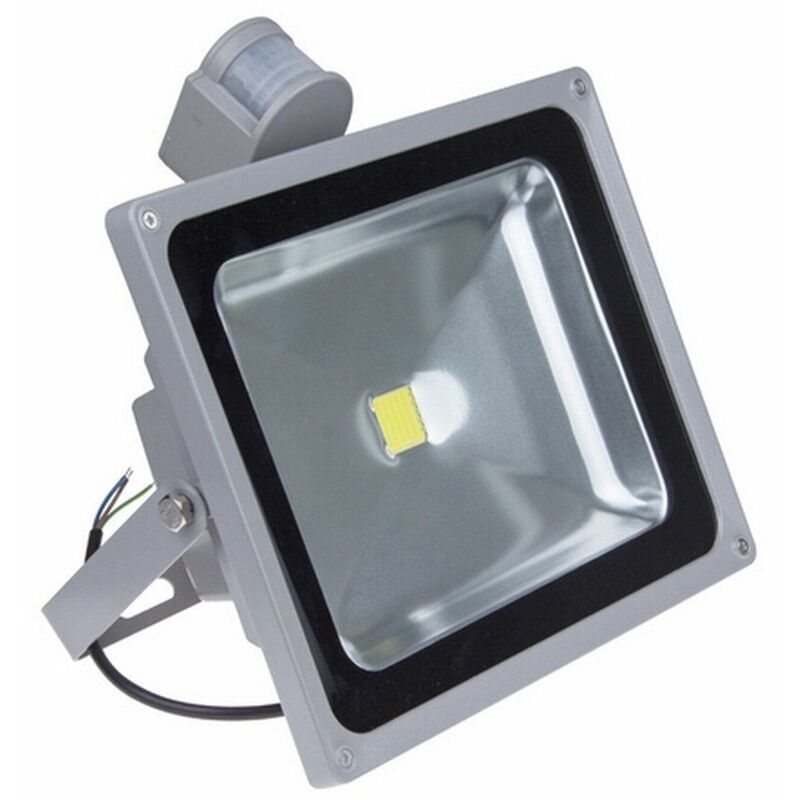 

Foco Proyector LED 50W con sensor de movimiento color 6000K Luz brillante con