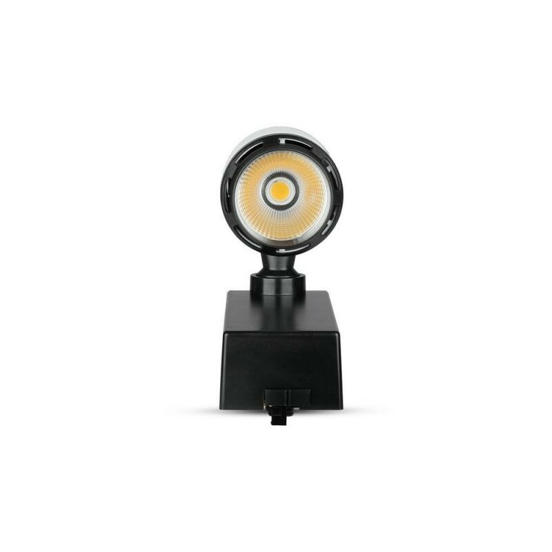 V-TAC Proyector LED para carril 25W Color Blanco y Negro 6000K