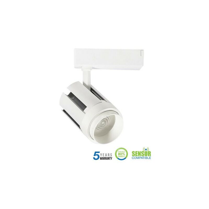 

V-tac - Foco Proyector LED CREE COB Series Line Carril 4 Núcleos 35W 15° Temperatura de color - 4000K Blanco natural