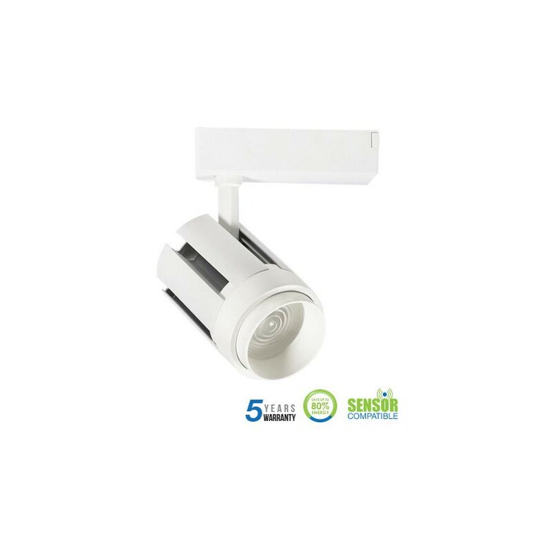 

V-tac - Foco Proyector LED CREE COB Series Line Carril 4 Núcleos 35W 15° Temperatura de color - 6400K Blanco frío