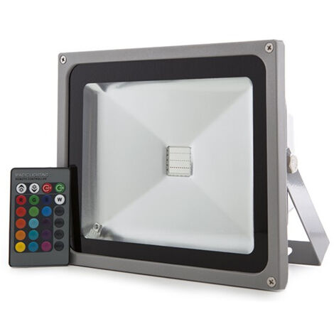Foco Proyector LED IP65 20W RGB Mando a Distancia | RGB (JWSFL20RGB)