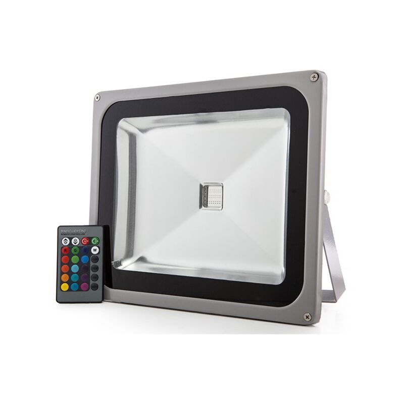 

Foco Proyector LED 50W 4.300Lm IP65 Mando a Distancia RGB 30.000H [JWSFL50RGB] | RGB (JWSFL50RGB)