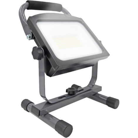 Foco/proyector led recargable 50w 5.000lm 12.000mah 6.500k