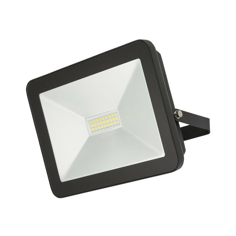 

Foco reflector LED Knightsbridge de aluminio fundido a presión negro 4000K, 230V IP65 100W