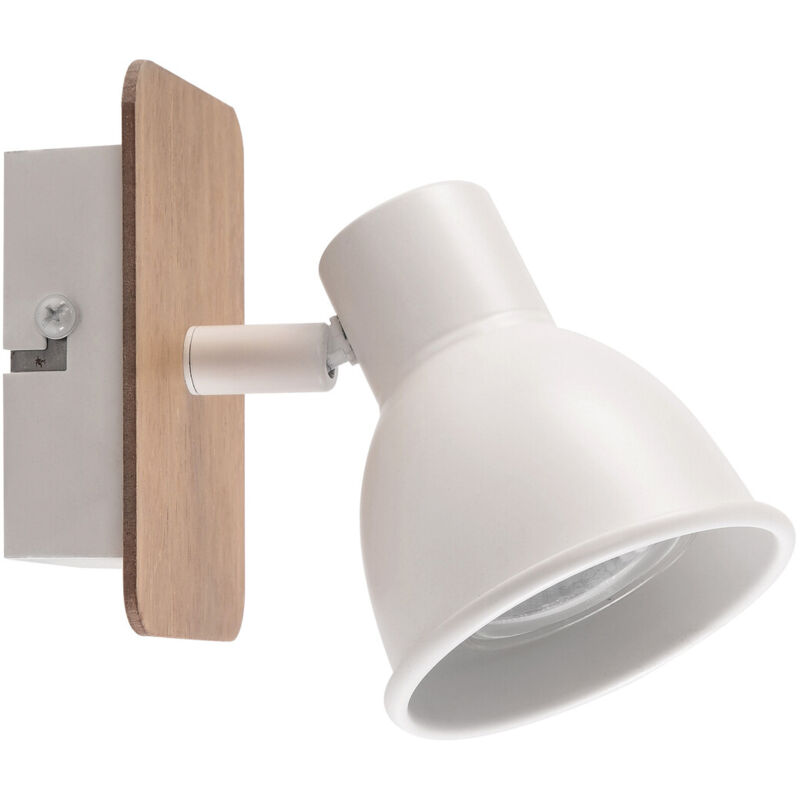 

Foco serie Miko blanco y madera GU10 (Jueric 10305)