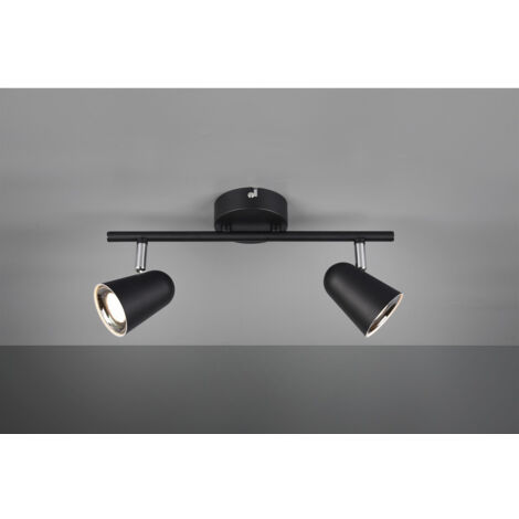 Foco Toulouse Negro 2 Spot Led L34 cm Trio Lighting