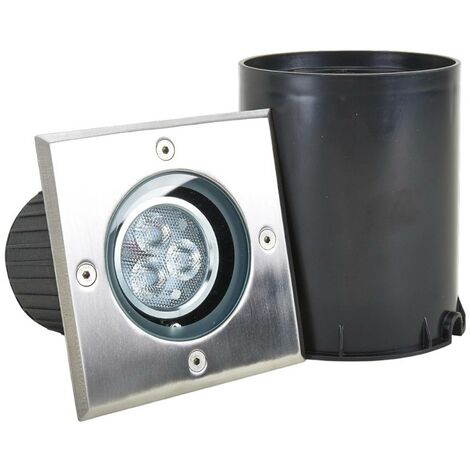 Foco LED empotr. en suelo Jos orient. IP67 215 lm