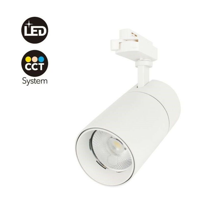 

Barcelona Led - Focos LED para carril monofásico 30W CCT | Blanco