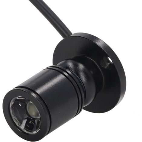 Focos LED USB regulables, 5V, con cable de 2 metros, para vitrinas, joyeros, porches, luz blanca cálida 3000K.