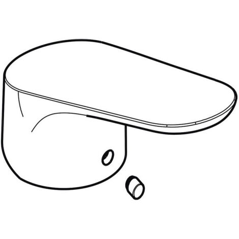 Focus E2 maniglia miscelatore lavabo cromato
