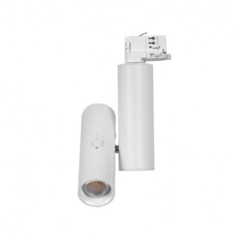 FOCUS SLIM SPOT SUR RAIL BLC 20W 3000K IP20 ANGLE AJUS MIIDEX VISION-EL 8359