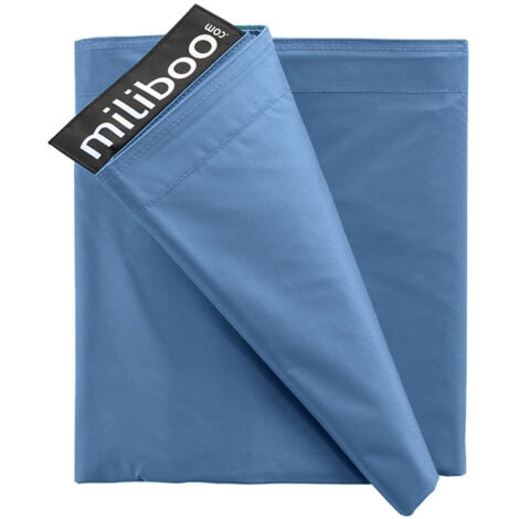 MILIBOO di pouf gigante Blu anatra BIG MILIBAG