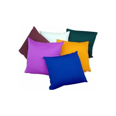 Cuscino per sedia cotone Corno avorio 60x60 - fodera + imbottitura