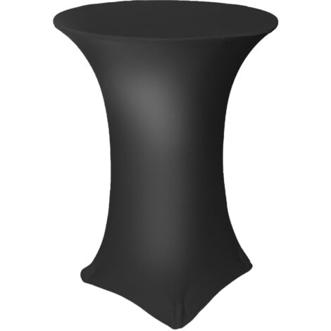 Fodera nera per tavoli CZ80R2 diametro cm 80