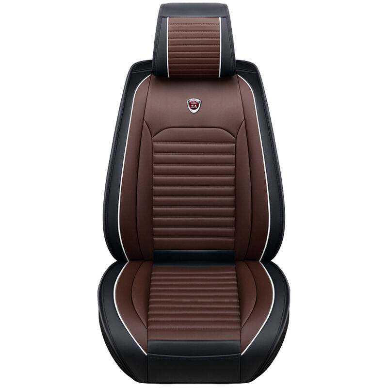 Image of Fodera per cuscino del sedile anteriore dell'auto universale quattro stagioni (caffè, edizione impermeabile-deluxe)