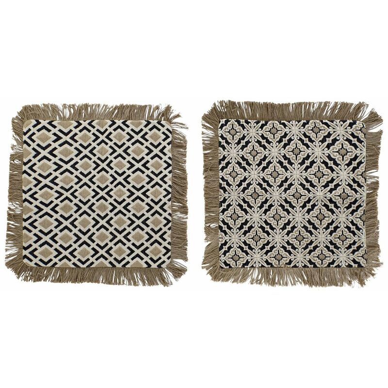 Fodera per cuscino Dkd Home Decor Beige Marrone