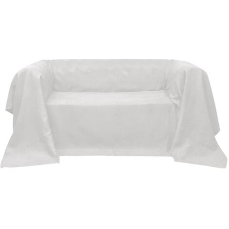 Fodera per Divano in Micro-Camoscio Crema 270x350 cm