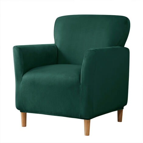 Fodera per poltrona SMALL S, velluto, verde bottiglia