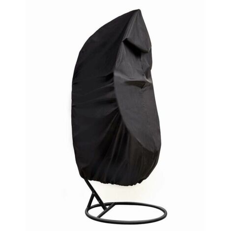 Fodera per poltrona sospesa - Fodera per poltrona sospesa in 210D impermeabile - Protezione UV e polvere - Fodera per poltrona sospesa 190 x 115 cm, Nero