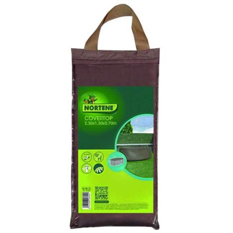 Fodera protettiva in poliestere per tavolo ovale - 230 x 130 x 70 cm - 90m/g2 Nortene