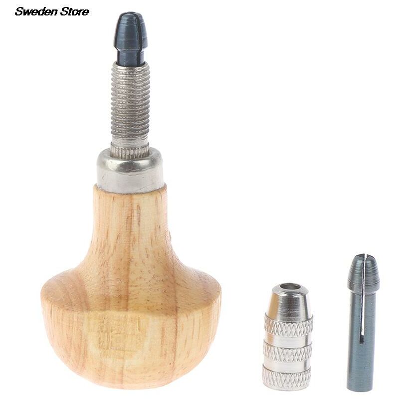 Fuienko - 1 pz Pin Vise Vice manico in legno